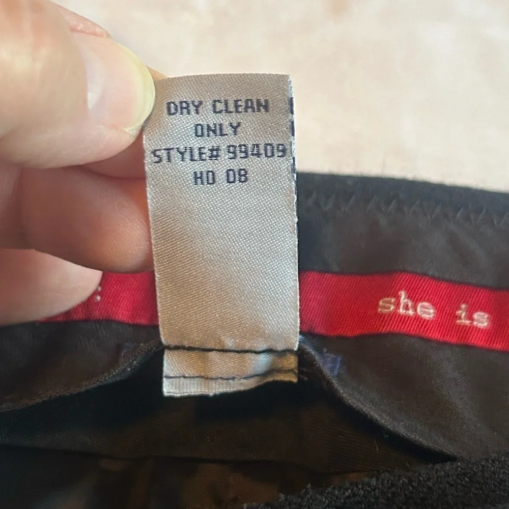 J. Crew City Fit black 100% wool pants size 8